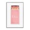 Stupell Industries Pastel Pink Fashion Matchbox Framed Giclee By Amanda Greenwood